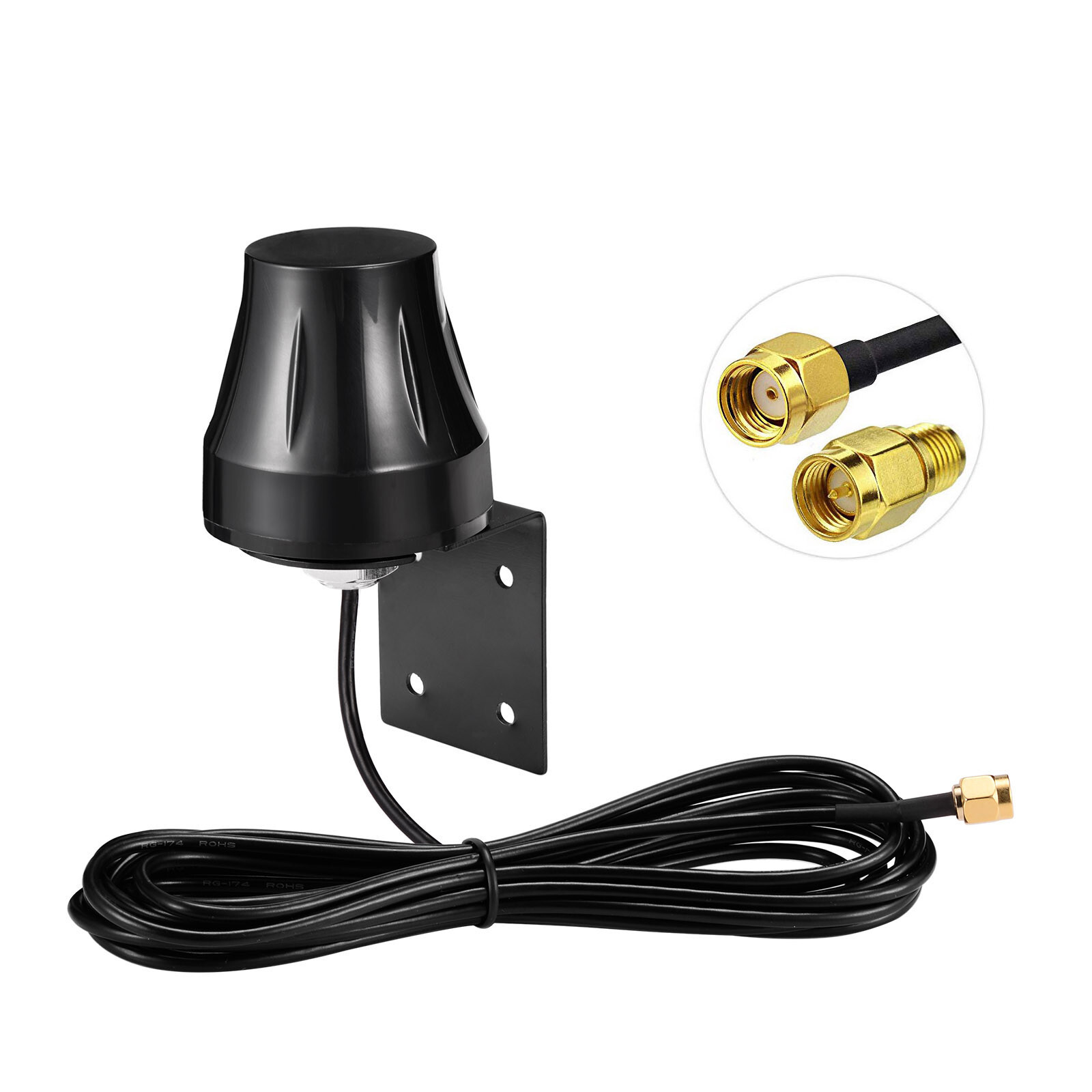 Waterproof Dual Band WiFi 2.4GHz 5GHz 5.8GHz Omni 5dB Wall Mount Outdoor Antenna