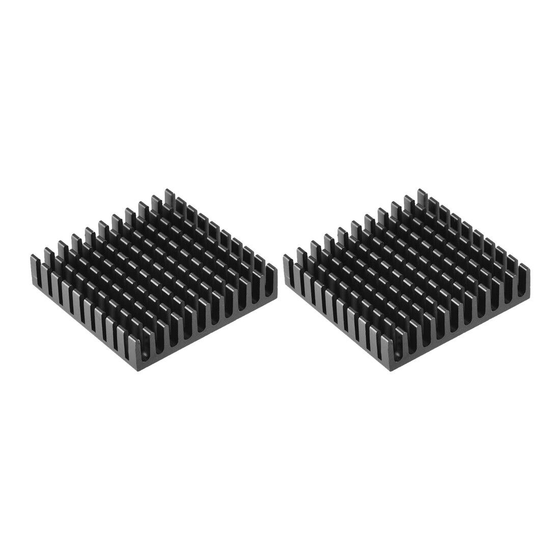 Electronic Radiators Heatsink for MOS GPU IC Chip Black 45 x 45 x 10 mm 2pcs