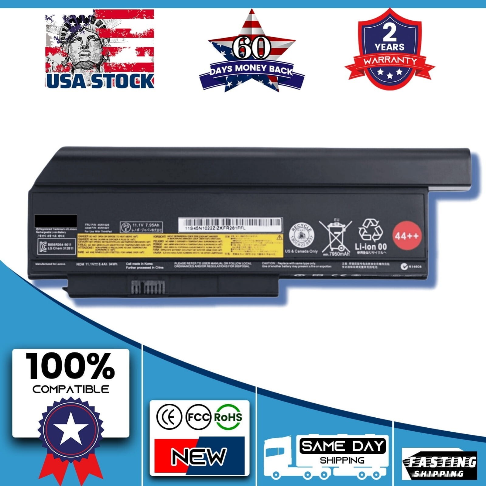 Original 9cell X230 Battery For Lenovo Thinkpad 0A36307 42T4940 0A36281 45N1023