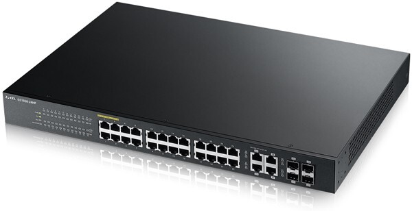 Zyxel Hybrid NebulaFlex 24 Port GbE L2 Advanced Web Managed 802.3at PoE+ Switch 