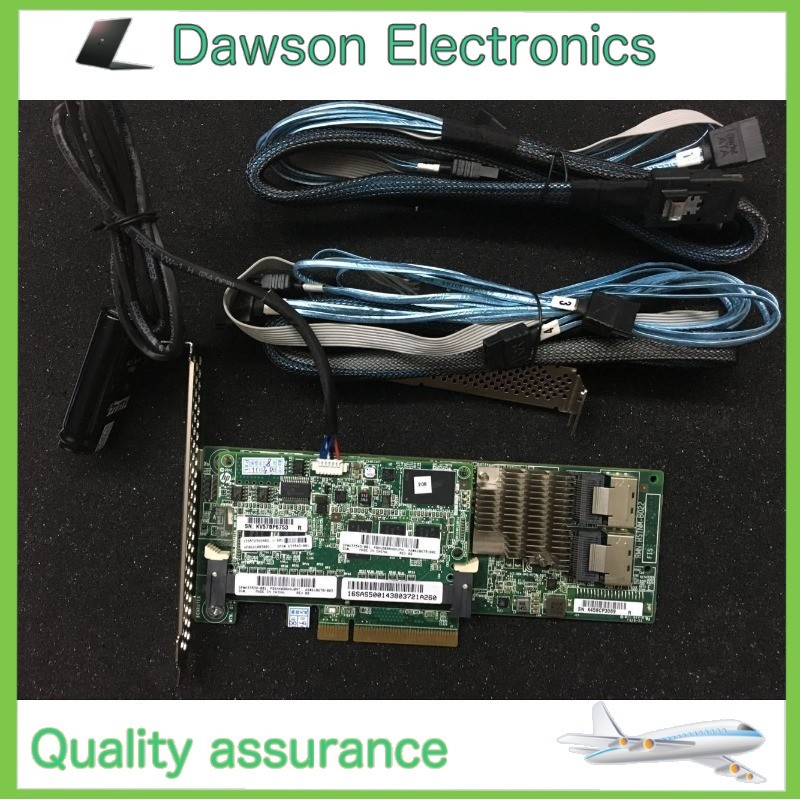 633538-001 HP G8 Smart Array P420 2GB FBWC 6Gb SAS Controller + 8087 SATA Cable