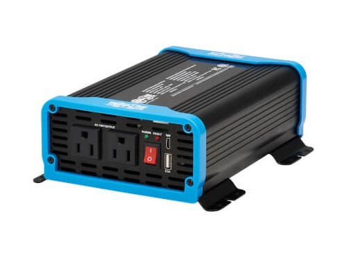 Tripp Lite PINV600SW120 600W Power Inverter 2x 5-15R USB Pure Sine Wave