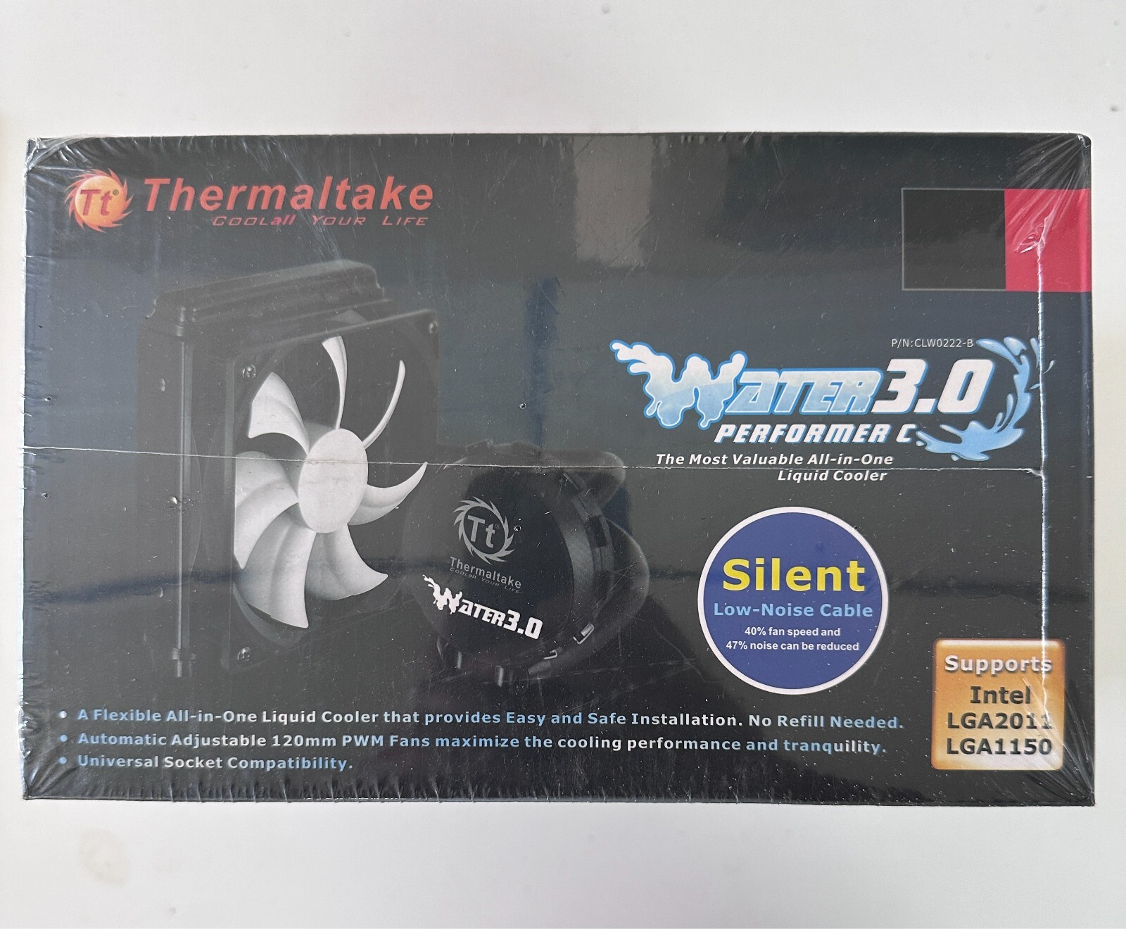 Thermaltake Water 3.0 Performer All-In-One Liquid Cooling Fan System CLW0222