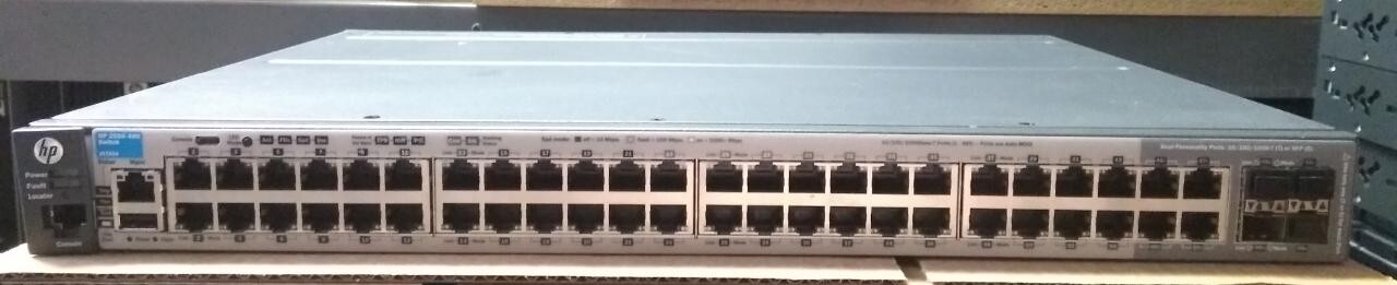 HP HPE 2920 48G POE+ Switch with 1 power supply J9728A.