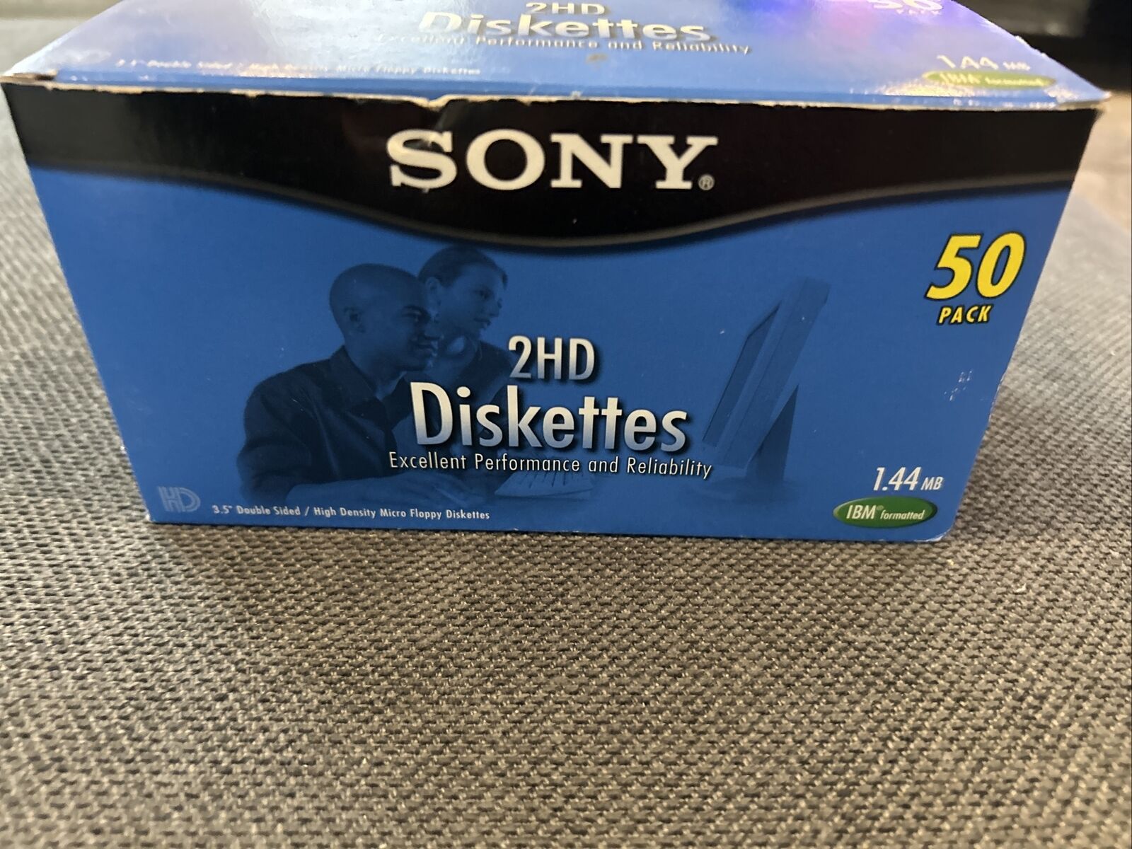 SONY 50MFD 2HD DISKETTES Micro Floppy Disks 3.5