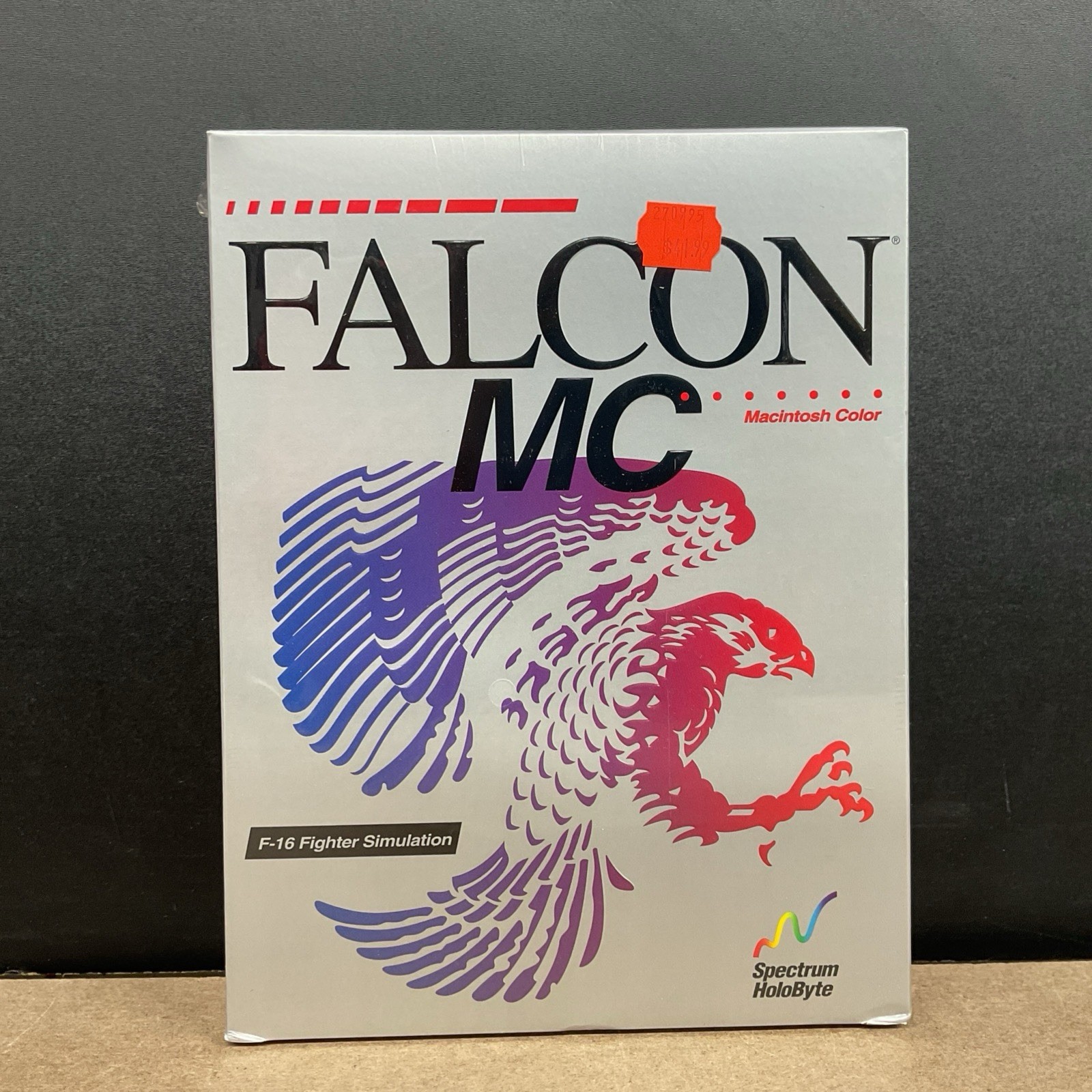 Spectrum HoloByte Falcon Macintosh Color F-16 Flight Simulation Factory Sealed