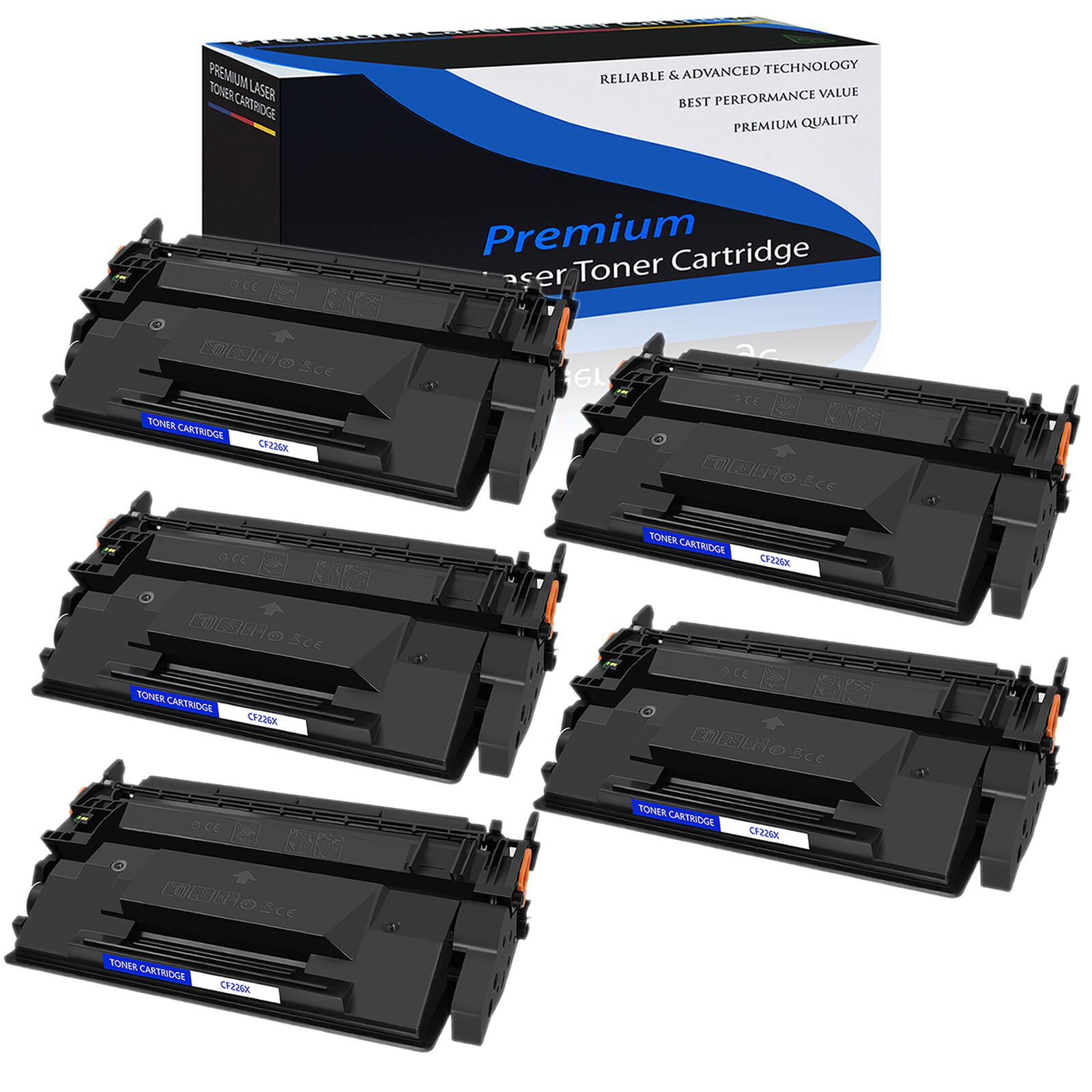 5PK CRG-052H Toner Cartridge for Canon 052H imageCLASS LBP214dw MF429dw Printer