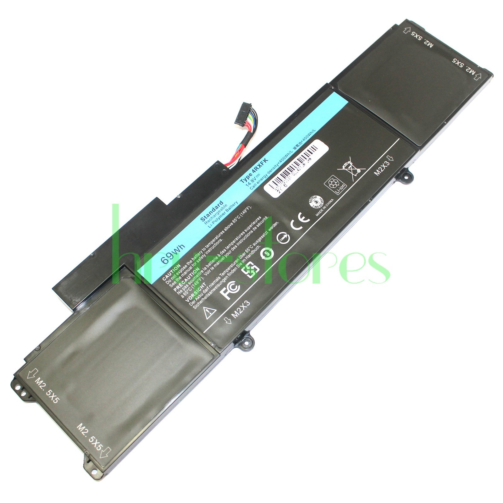 New 4RXFK Battery for Dell XPS 14-L421x 14 Ultrabook Series C1JKH FFK56 69Wh