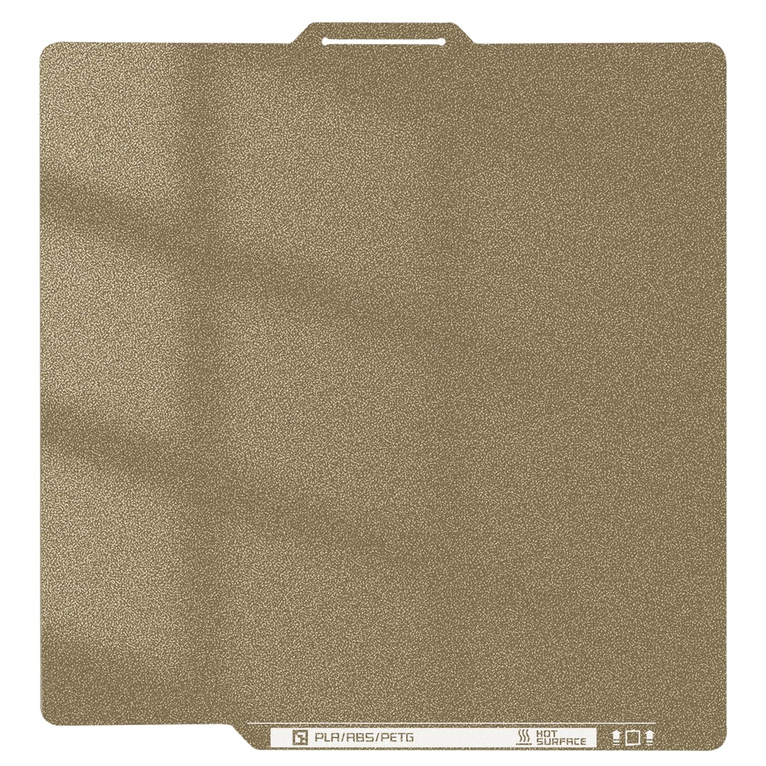 Upgraded 257x257mm Compatible with Bambu Lab X2D X1 X1C 257x257mm-pei, Gold