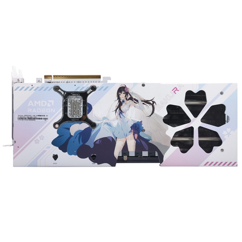 Yeston RX9070XT-16GD6 Sakura Eyebrow Marry OC Graphics Card