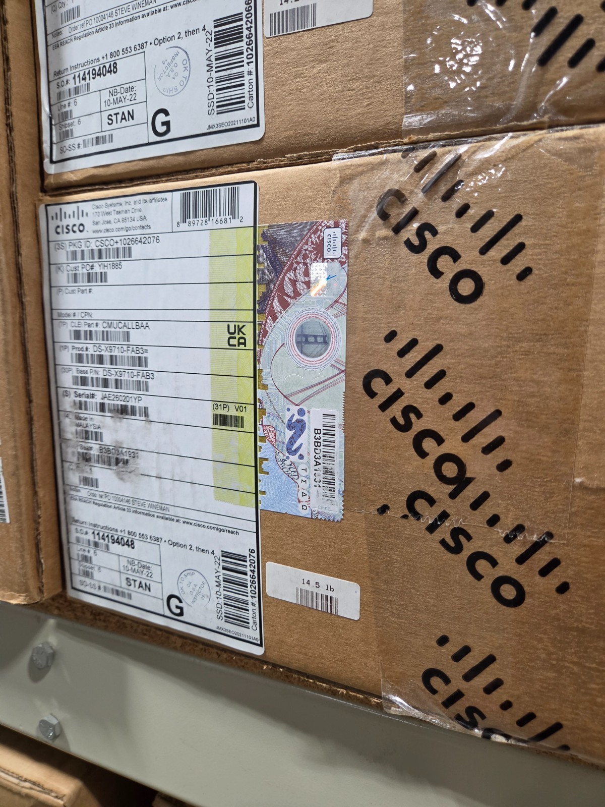 NEW Cisco MDS 9710 Crossbar Switching Fabric-3 Module DS-X9710-FAB3