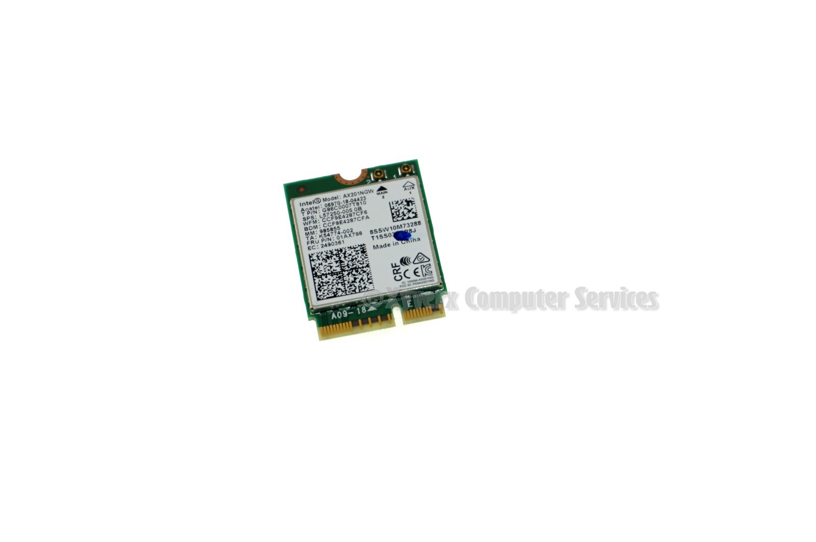 SW10M73288 AX201NGW GENUINE LENOVO WIRELESS CARD IDEAPAD 5 14IIL05 81X1 (CB75) 