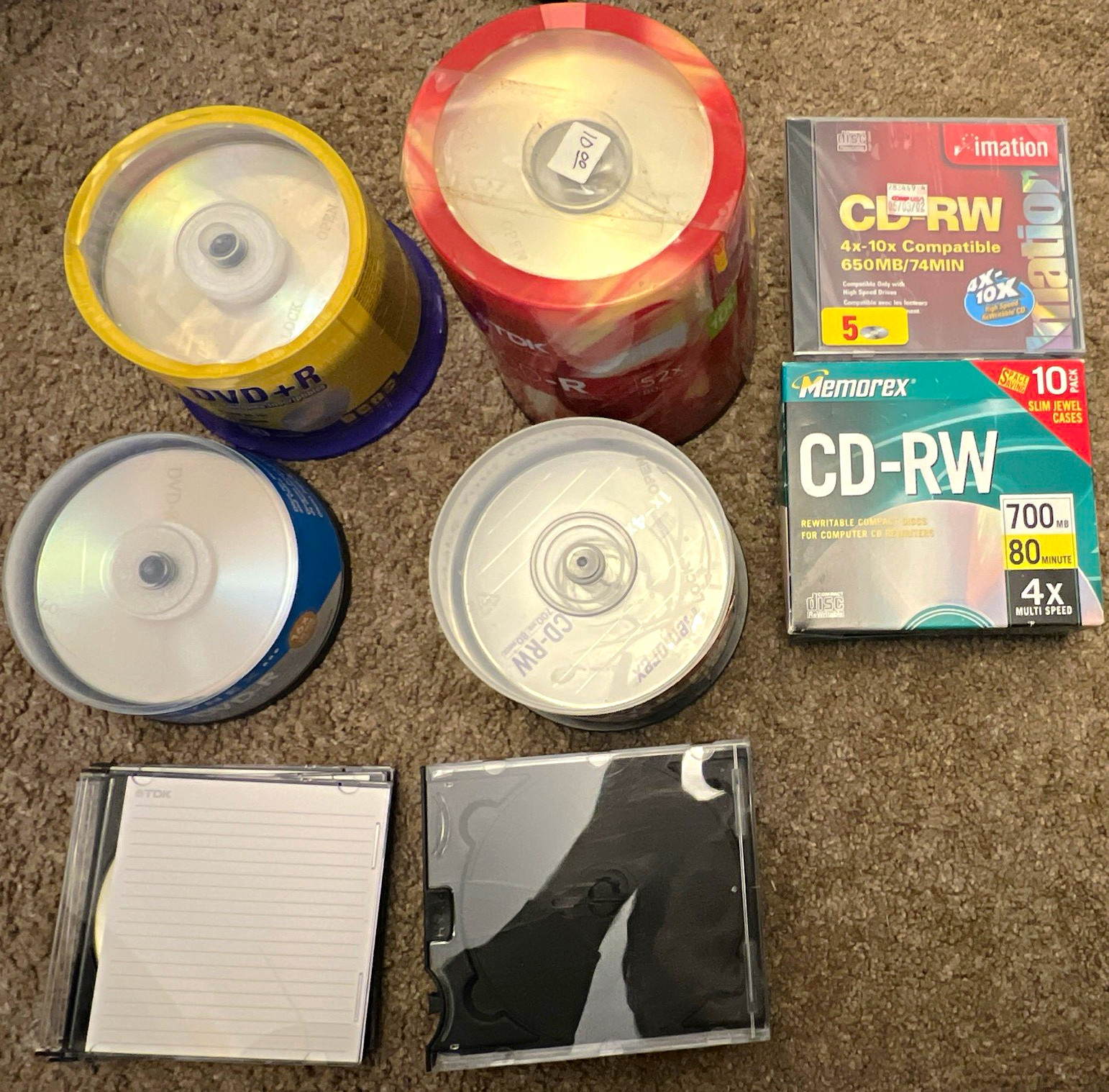 Memorex Black CD-R Recordable 700MB/80min 48x 50-Pack Spindle
