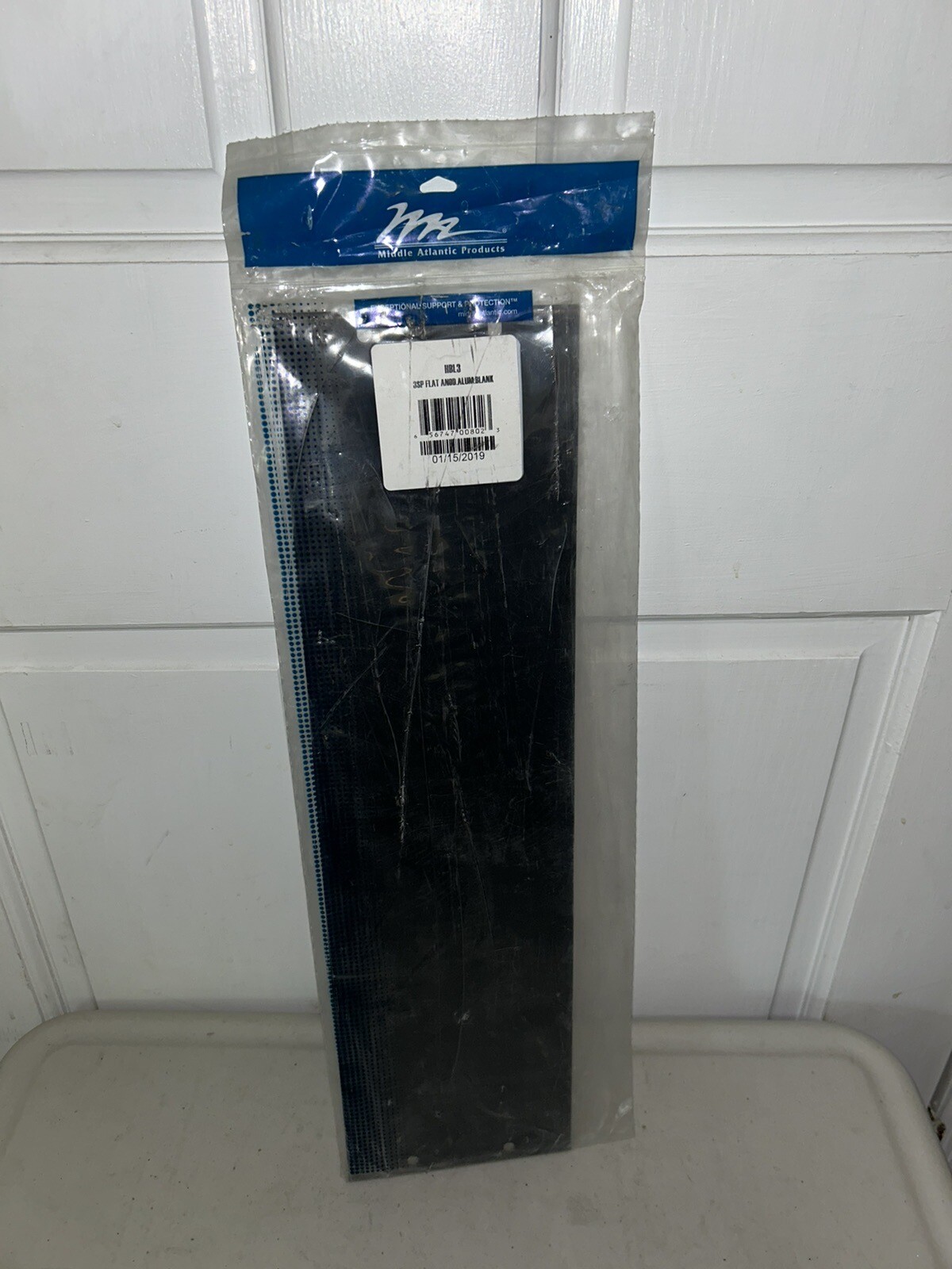 Middle Atlantic Products HBL3 Aluminum Blank Panel 3SP Flat Alum HBL3 New #7