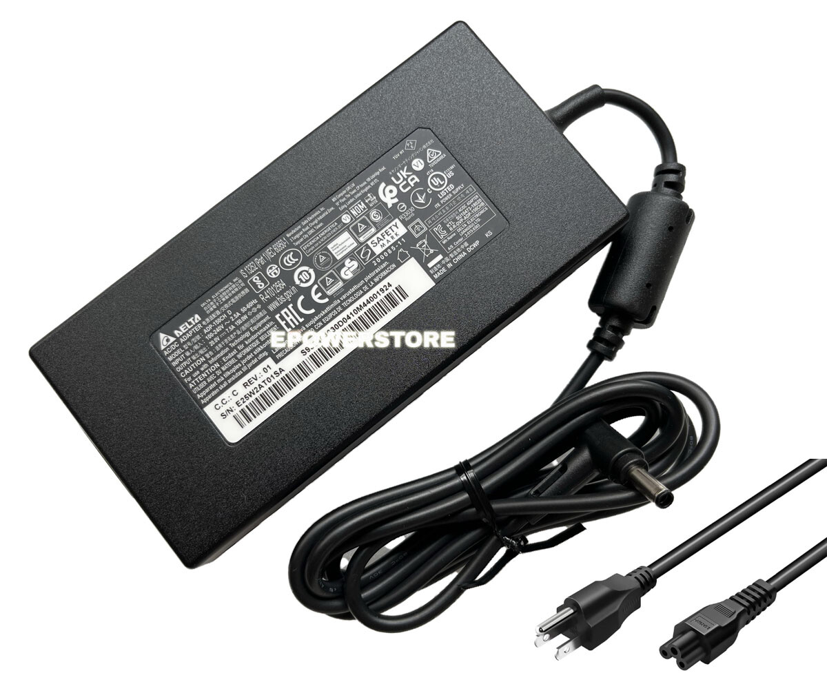 Delta 20V 150W AC Adapter Charger For Gigabyte 18" Gaming A18 A18 3VHK3USC64SH