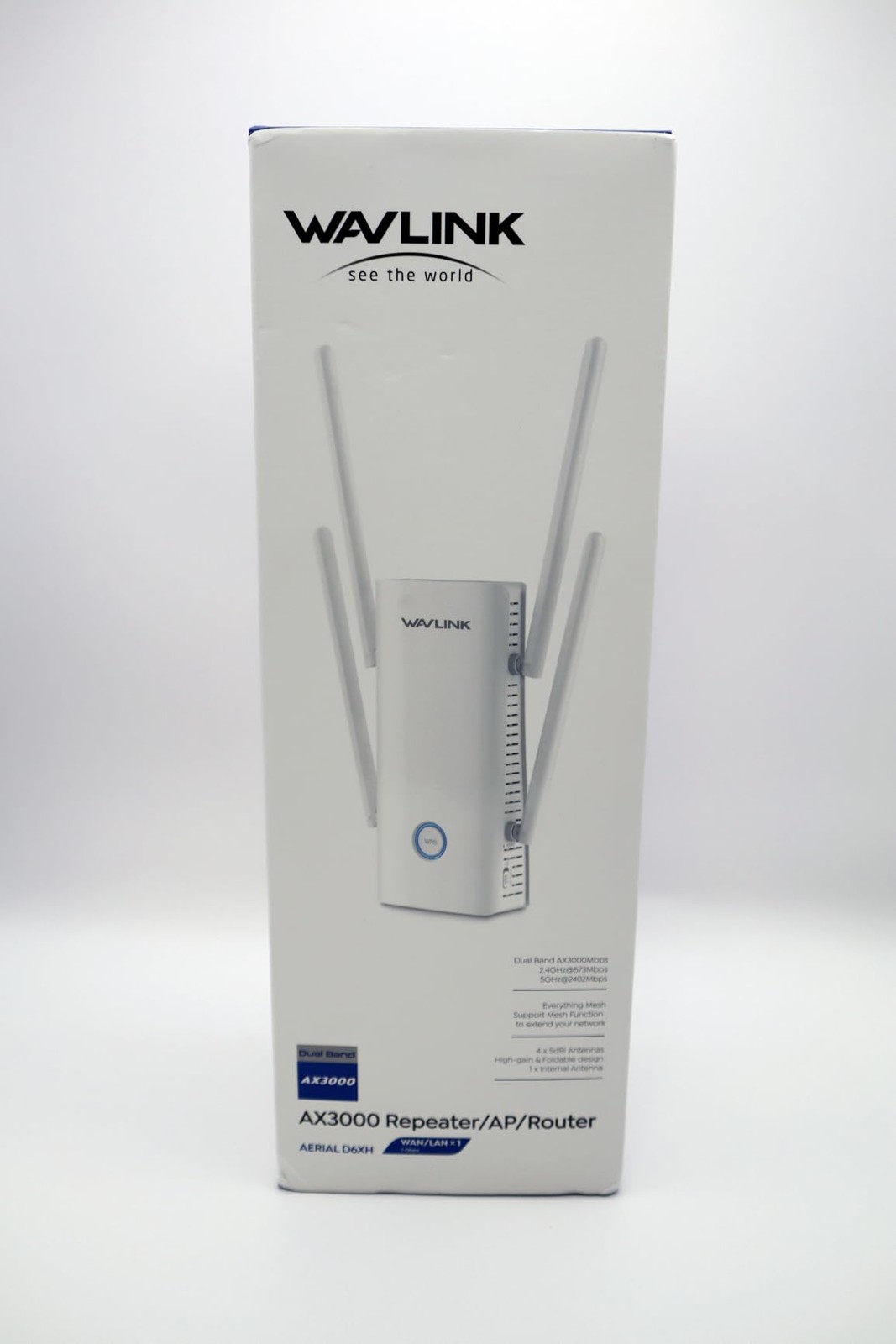 WAVLINK AX3000 Dual Band Wi-Fi 6 Router Repeater AP WiFi Amplifier Beamforming