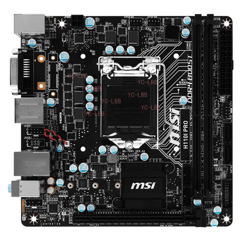 For MSI H110I PRO Motherboard Mini-itx LGA1151 DDR4 Mainboard Test OK