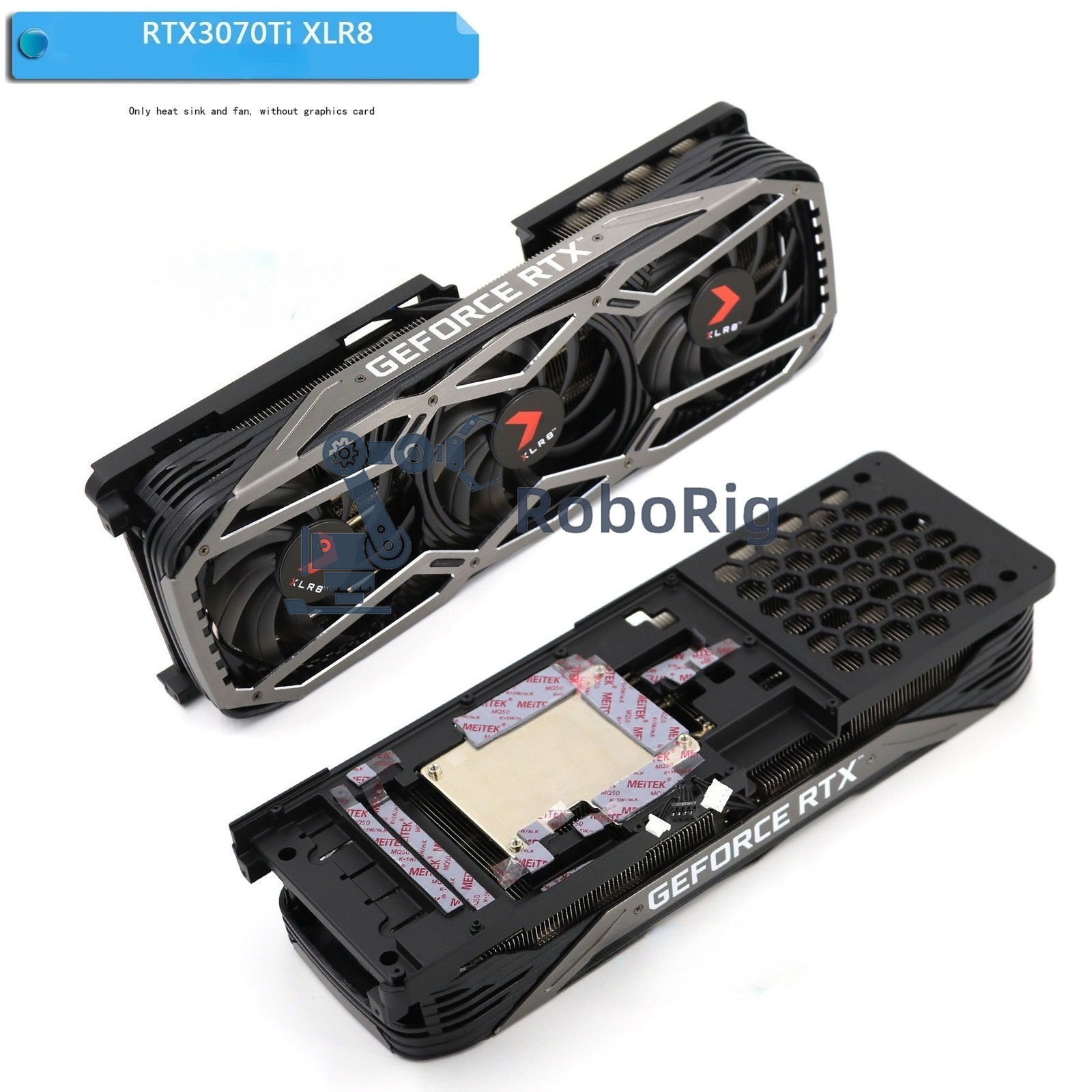 For PNY RTX3070 3070Ti 3080 3080Ti 3090 XLR8 Graphics Card Cooler with Fan