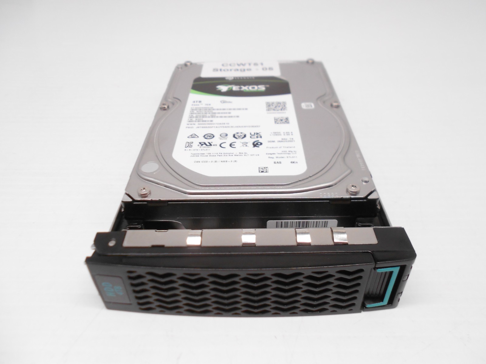 HP Nimble Storage 4TB 7.2K 3.5" SAS Hard Drive W/ Tray HF20 HF40 HF60 ES3 Q8F04A