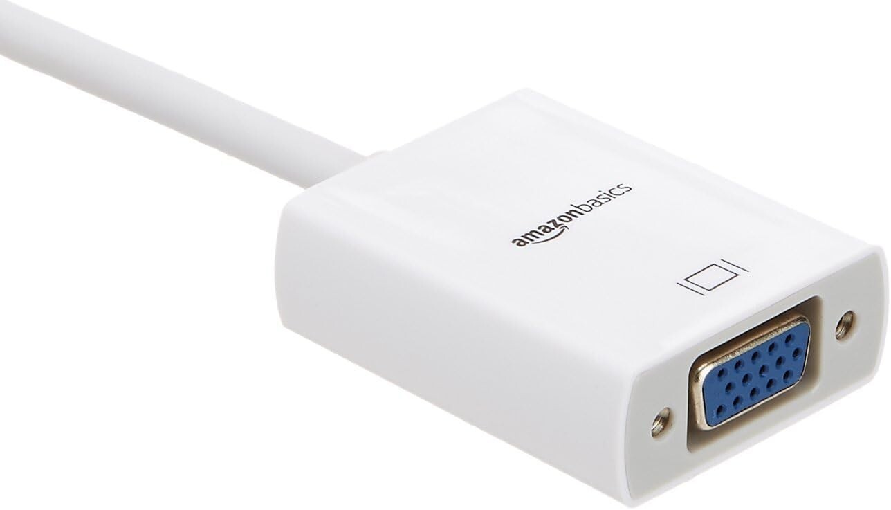 5 Pack Mini DisplayPort - VGA Adapter computer to HDTV, monitor, or projector