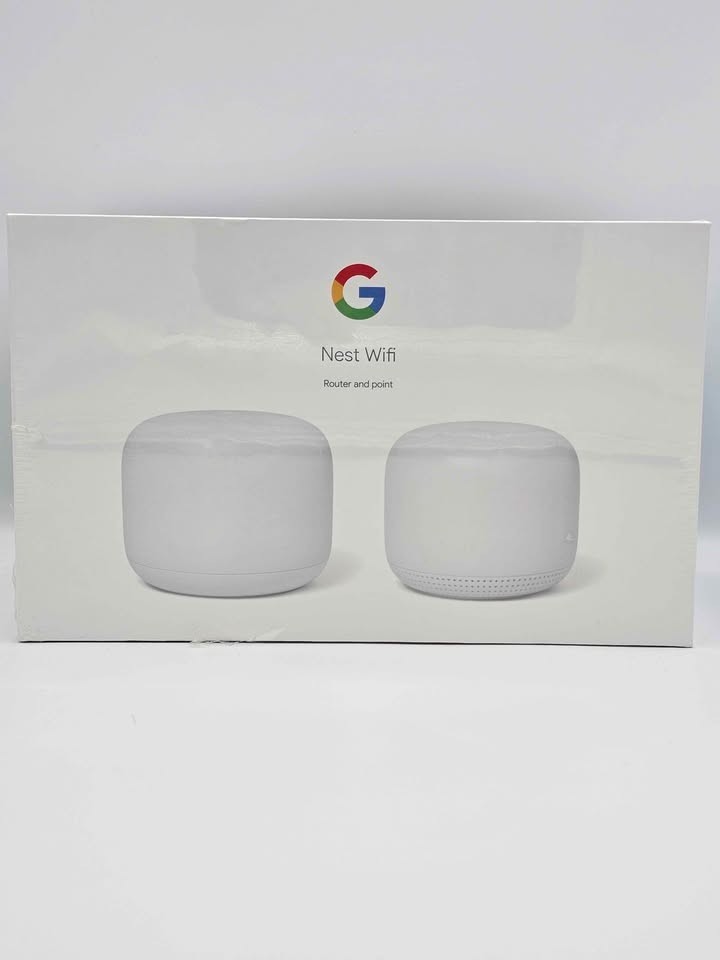 Google Nest WiFi Mesh Router + Point 2 Pack AC2200 Smart System NEW
