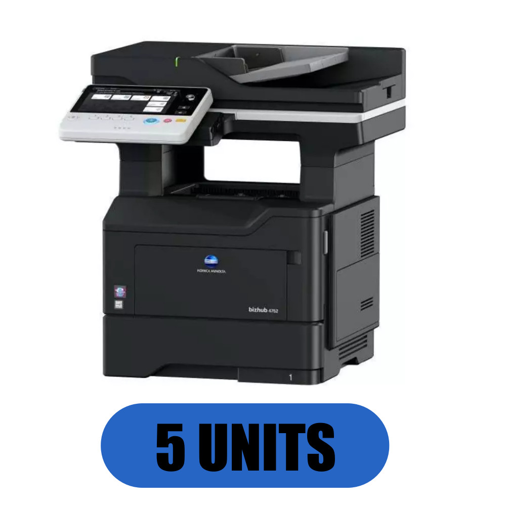 Konica Minolta Bizhub 4752 MFP Laser Printer 52PPM - 5 Units - Local Pickup Only