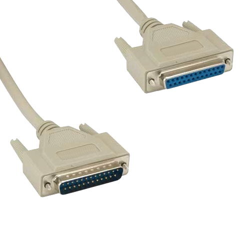 10x 3ft DB25 25Pin Male to Female Cable 28AWG Serial RS232 Printer DTE Scanner