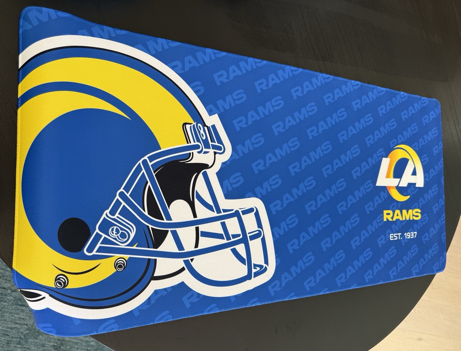 NFL Los Angeles Rams Desk Pad 35x16 Official Team Logo Mouse Mat New in Box