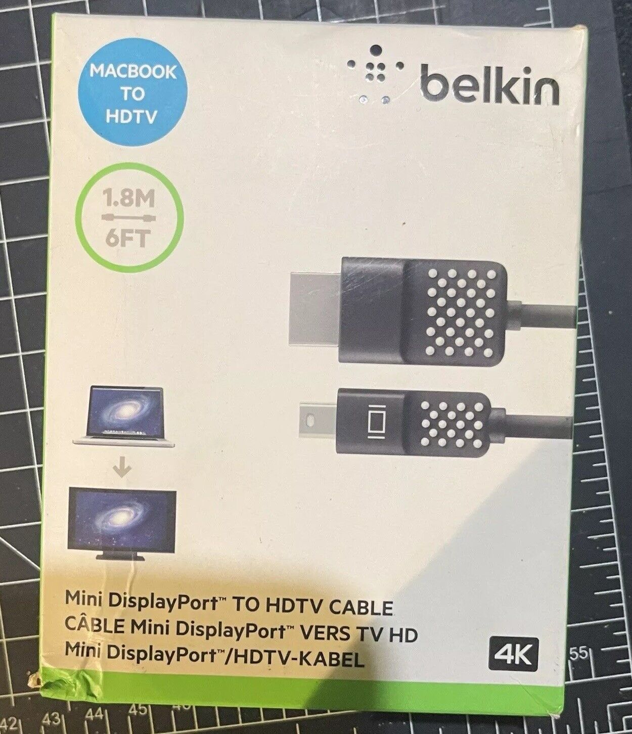 Belkin Mini DisplayPort TO HDTV CABLE CABLE Mini DisplayPort
