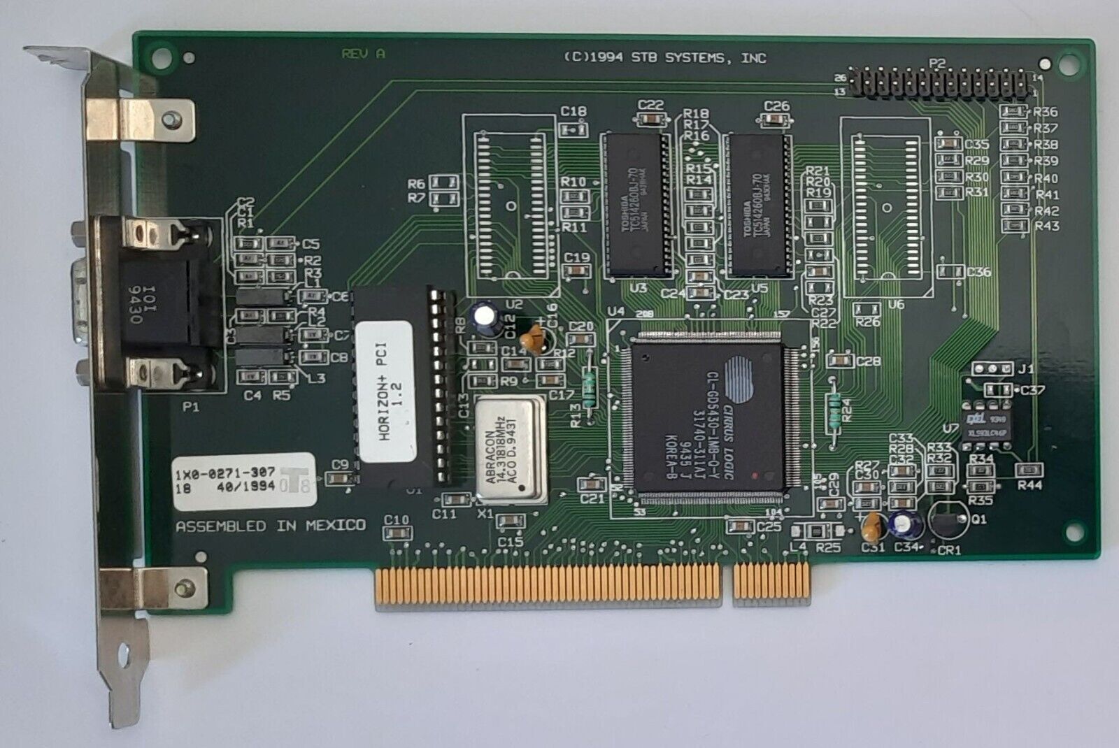 STB Horizon+ PCI Graphics Card (Cirrus Logic CL-GD5430, 1MB, Retro, 1994)