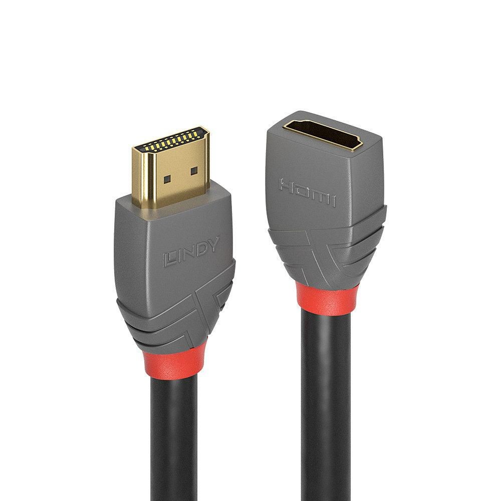 Lindy W128456762 36476 1m High Speed HDMI Extension Anthra Line ~E~
