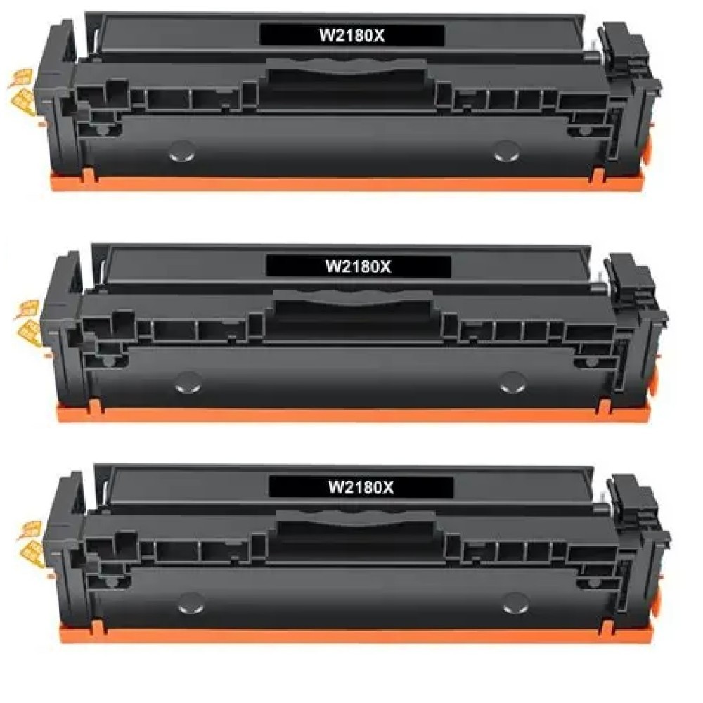 3PK W2180X Black Toner Cartridge Compatible For HP 218X Pro 3201dw, MFP 330fdw