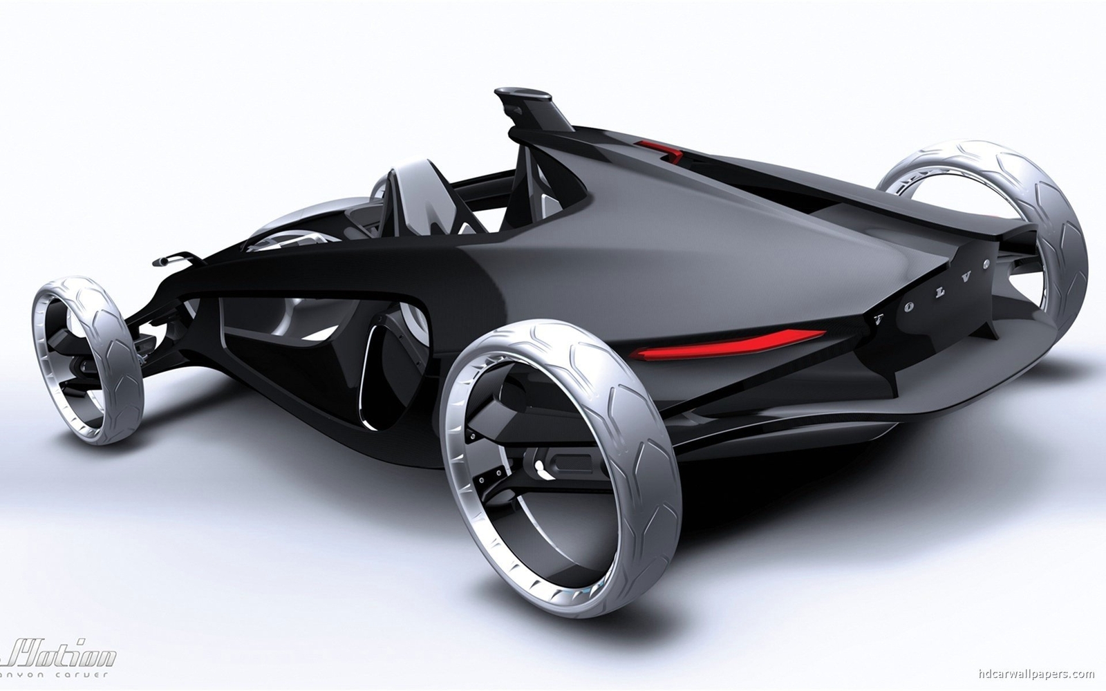 Cars volvo concept art motion Desk Mat Stitched