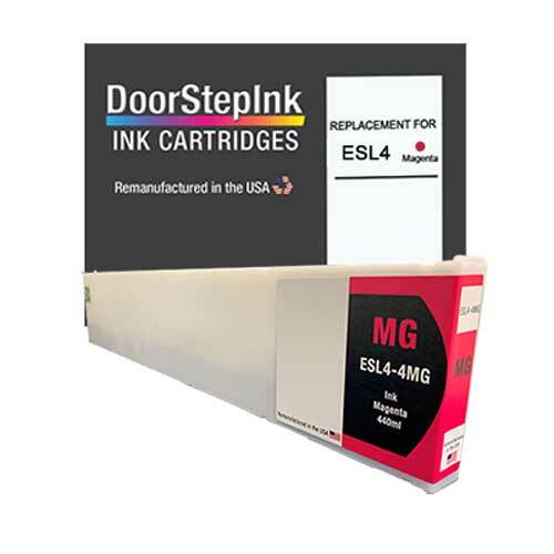 DoorStepInk Compatible Ink Cartridges For Roland ESL4-4 Magenta 400ML-USA