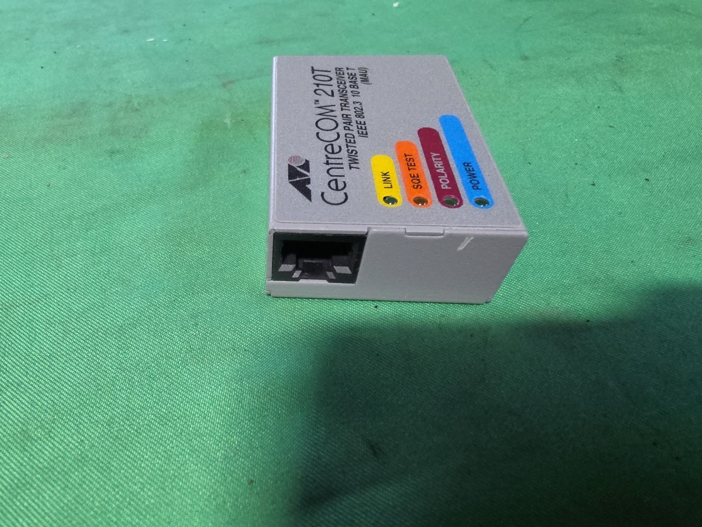 CentreCOM AT-210T Twisted Pair Transceiver IEEE 802.3 10 Base T (MAU) ~FREE SHIP