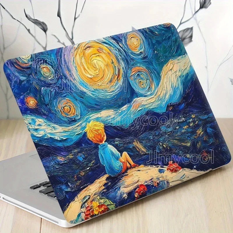 2pcs Vinyl Laptop Universal Sticker Sticker Theme Disposable Laptop Skin Decal