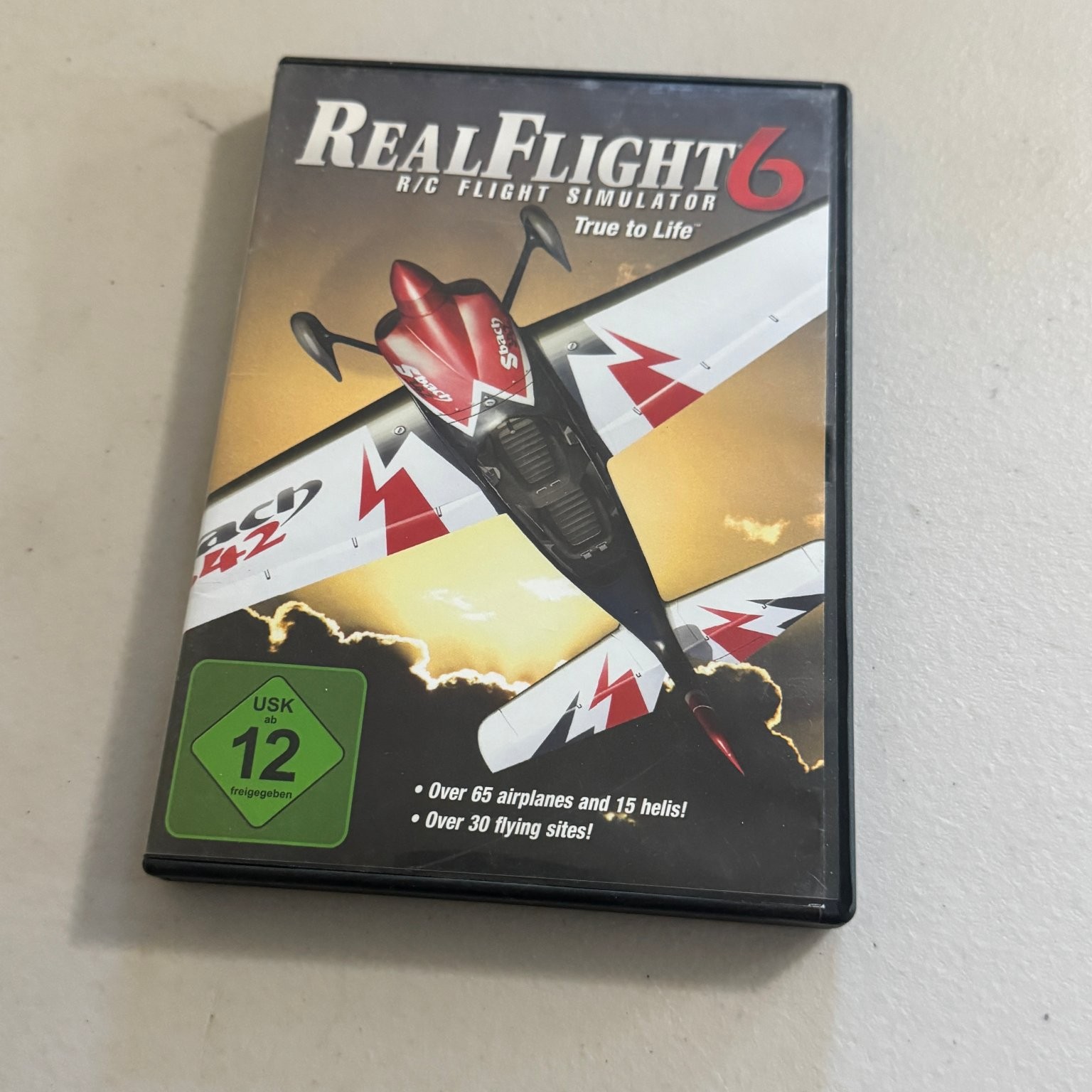 RealFlight 6 R/C Flight Simulator Airplane Mega Pack DVD (ASSUME NO CODE)
