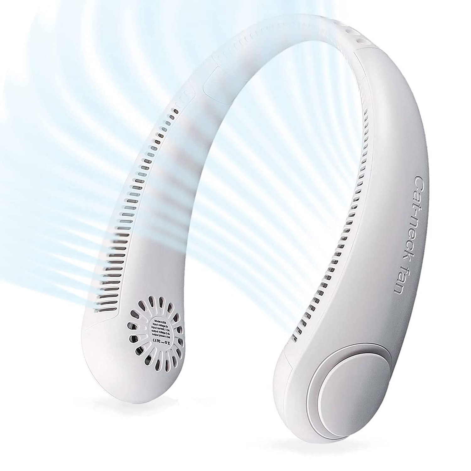 Portable Air Conditioner Neck Fan，Personal Air Cooler Hanging，4000