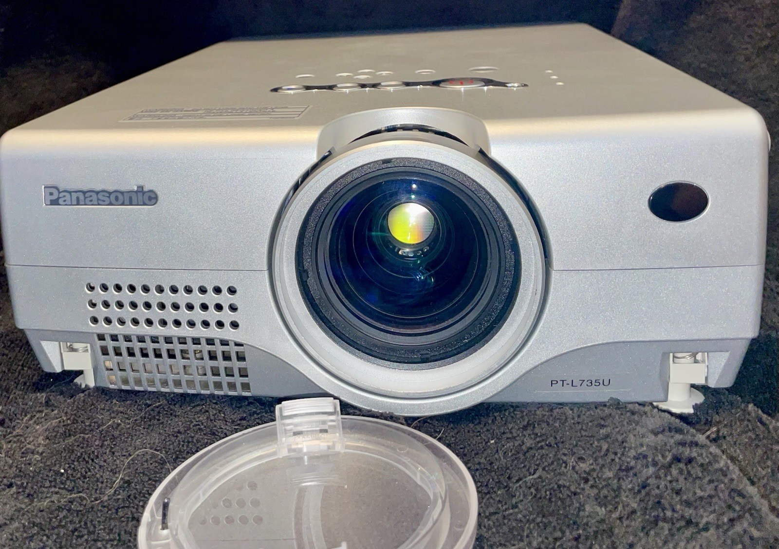 Panasonic PT-L735U Projector Bundle W/ Original Remote Lens Cap Case Cables⁠