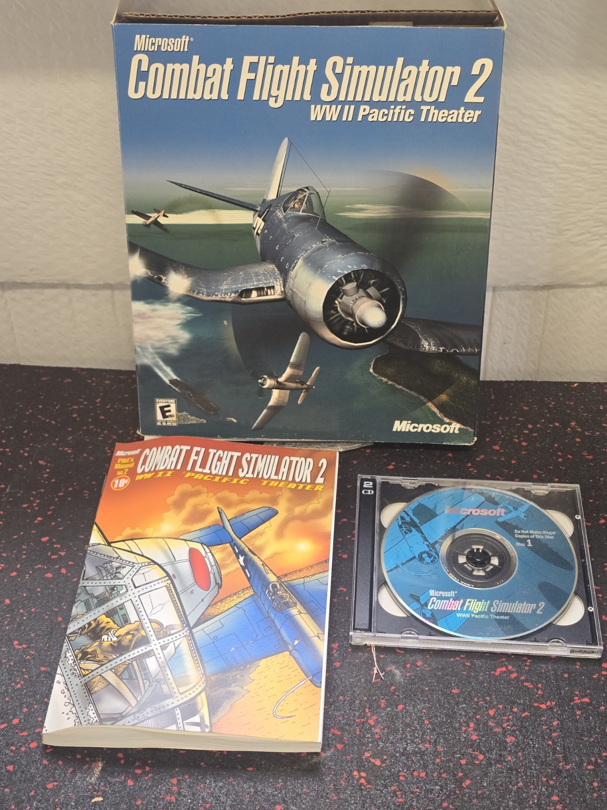 Microsoft Combat Flight Simulator 2 WWII Pacific Theater PC, Big Box + Guide