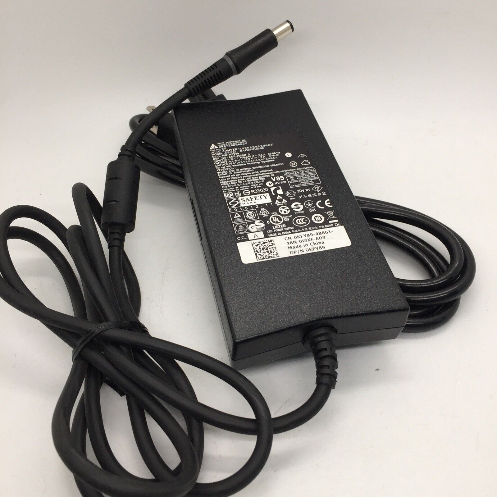 150W Charger Power Adapter For Dell Delta Alienware Laptop  DA150PM100-00 0J408P