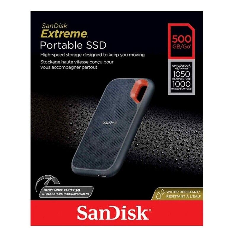 SANDISK Extreme V2 E61 Portable SSD 500GB 1TB 2TB 4TB External Solid State Drive