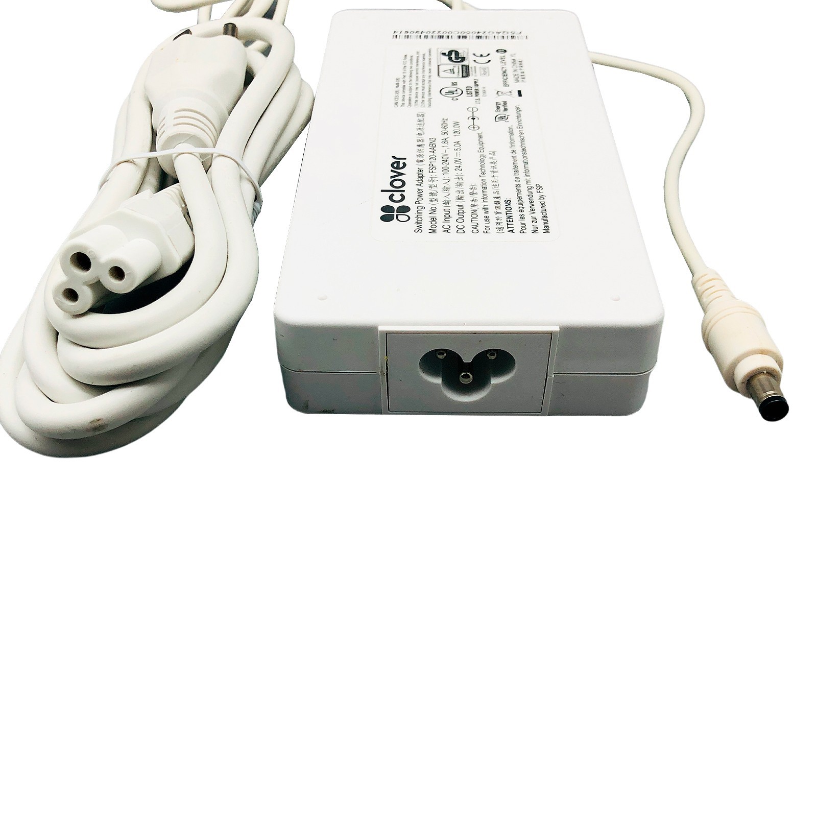 Genuine Clover AC Power Adapter for Clover Station Printer Model P100 24V 5A