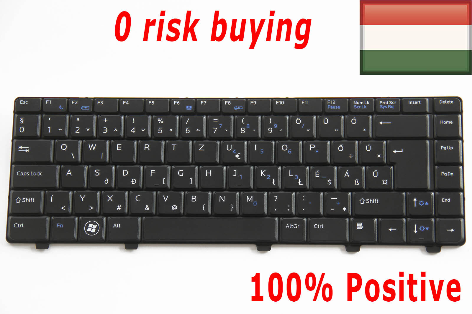 Hungarian HU Laptop Keyboard for Dell Vostro 3300 3400 3500 V3300 0FCJ18 Magyar