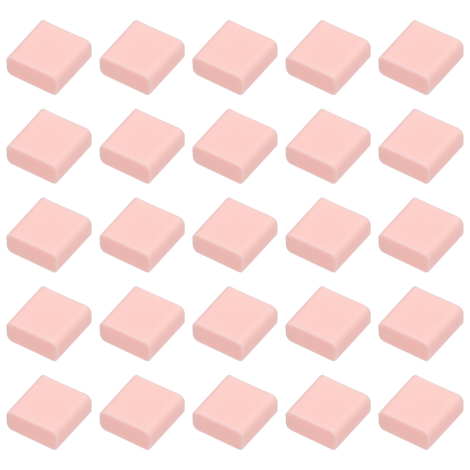 60pcs USB 2.0 Port Cap Cover Silicone Protector for USB Data Cable, Pink