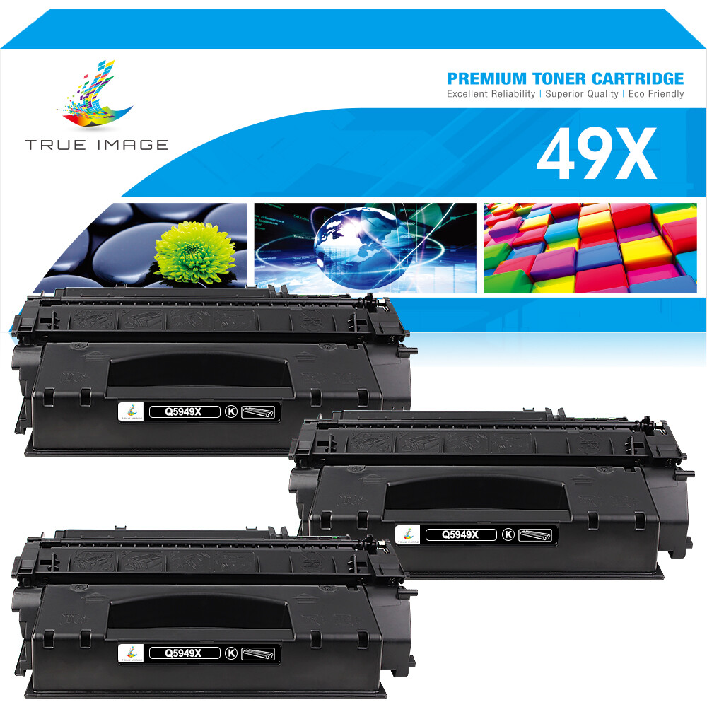 3PK Q5949X Toner Cartridge Compatible For HP 49X LaserJet 1320 1320N 3392 3390