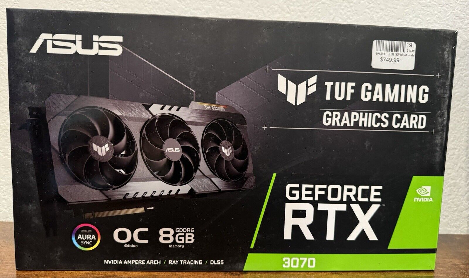 ASUS TUF Gaming GeForce RTX 3070 Graphics Card