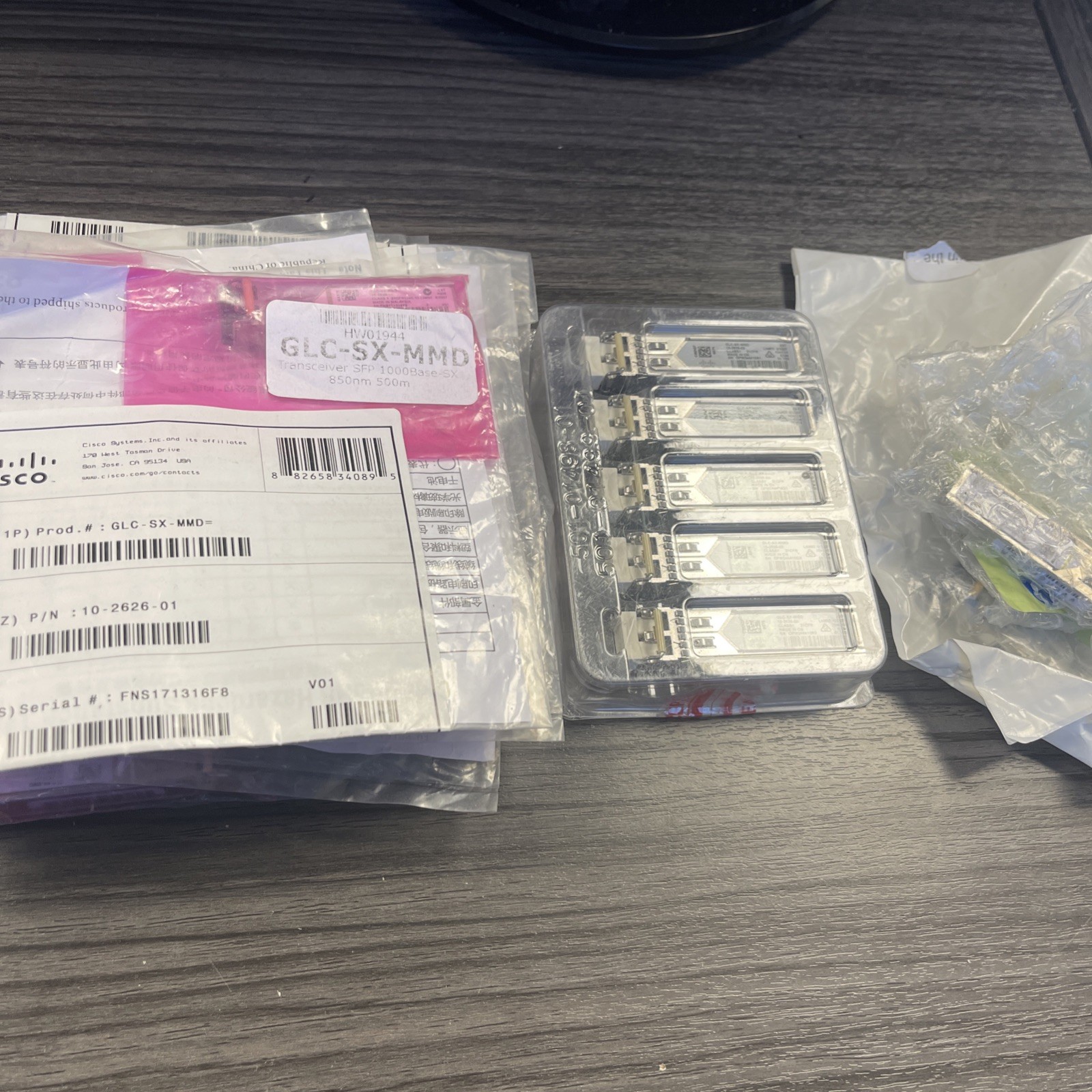 Cisco GLC-SX-MMD SFP 1000Base-SX Short Haul  Module 10-2626-01 