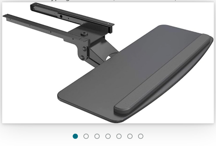AIRLIFT 360 Adjustable Under-the-Desk Ergonomic Sliding Keyboard & Mouse Tray