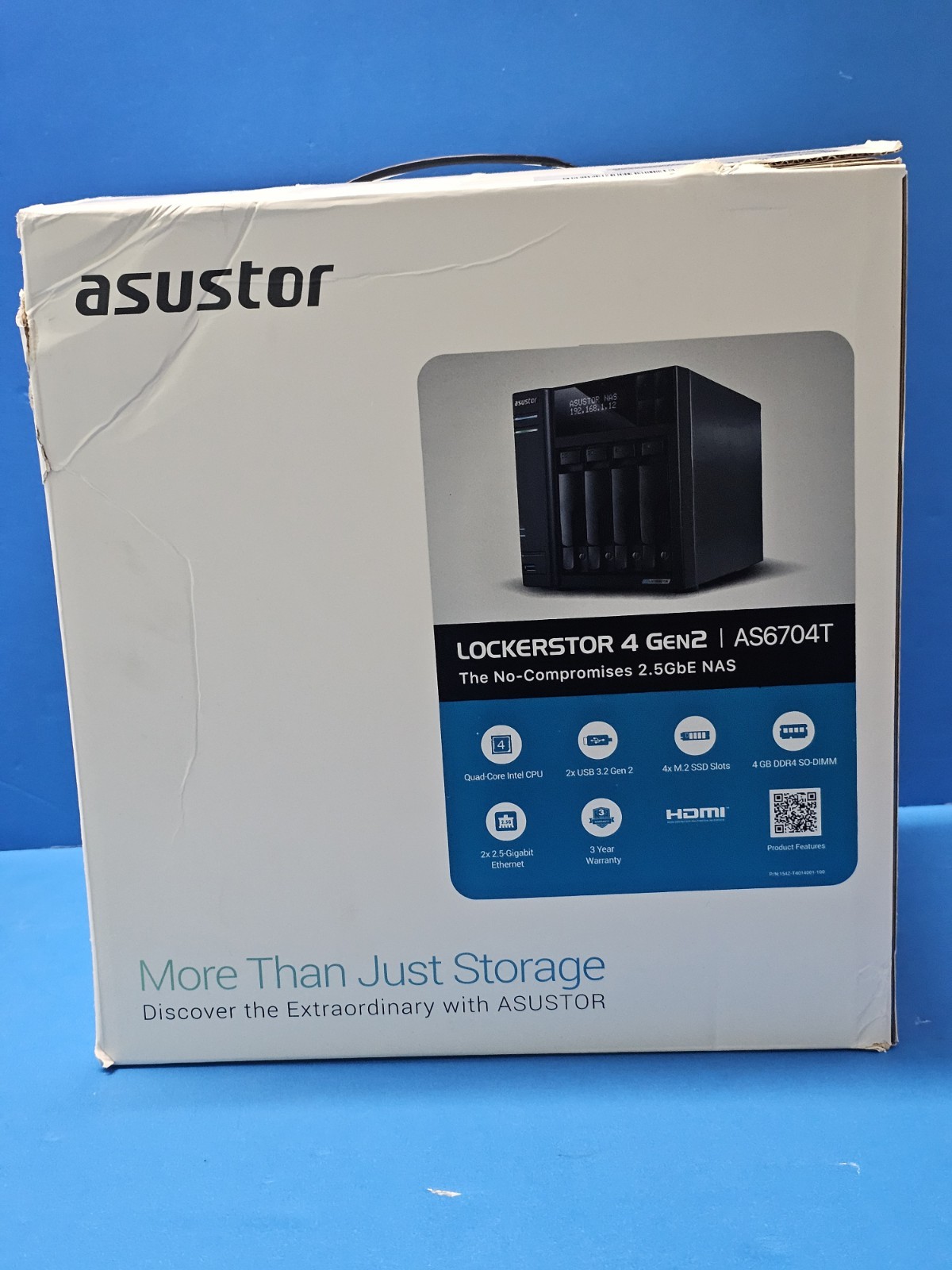 Asustor  Lockerstor 4 Gen2 AS6704T  Quad-Core  